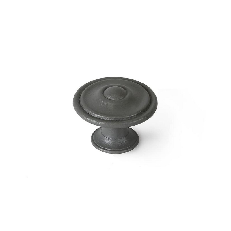 Pomo Rei Grigio Metallo Ø 35 x 26 mm 4 Pezzi Pomo Rei Grigio Metallo Ø 35 x 26 mm 4 Pezzi