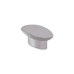 Pomo Rei 743 Argentato Metallo 41 x 19 mm 4 Pezzi