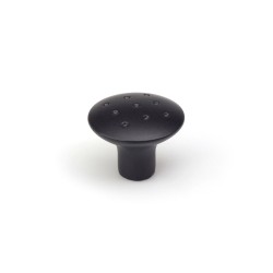 Pomo Rei e774g Nero Metallo Ø 35 x 29 mm (2 Unità)