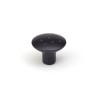 Pomo Rei e774g Nero Metallo Ø 35 x 29 mm (2 Unità)