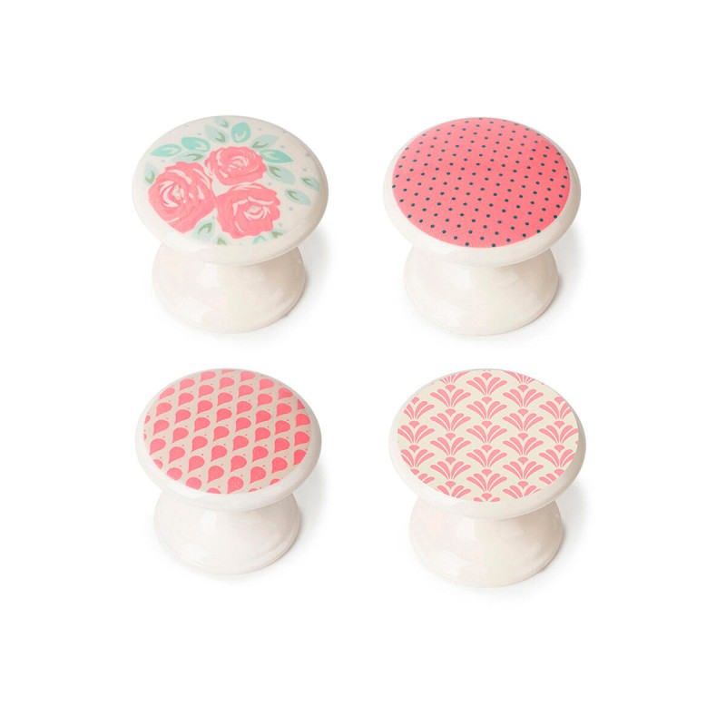 Pomo Rei m4 Metallo Ø 33 x 27 mm 4 Pezzi Pomo Rei m4 Metallo Ø 33 x 27 mm 4 Pezzi