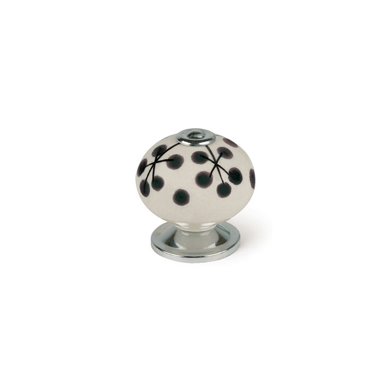 Pomo Rei e506 Azzurro Metallo Fiore Ø 40 x 36 mm 4 Pezzi Pomo Rei e506 Azzurro Metallo Fiore Ø 40 x 36 mm 4 Pezzi