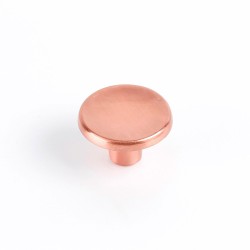 Pomo Rei 774 Oro Rosa Metallo Ø 35 x 23 mm (2 Unità)
