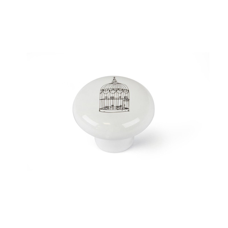 Pomo Rei e815 Bianco Porcellana Decorativo Ø 40 x 31 mm 4 Pezzi Pomo Rei e815 Bianco Porcellana Decorativo Ø 40 x 31 mm 4 Pezzi