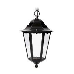 Lanterna EDM 73431 Marsella Nero 100 W E27 22 x 96,5 cm Alluminio
