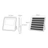 Faro Proiettore EDM 31858 Slim 200 W 1800 Lm Solare (6500 K)