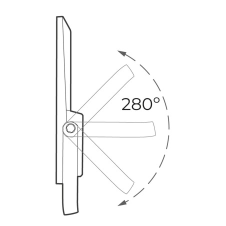 Faro Proiettore EDM 31858 Slim 200 W 1800 Lm Solare (6500 K)