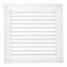 Griglia di ventilazione EDM 87702 Bianco 15 x 15 cm
