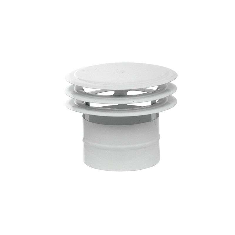 Deflettore di ventilazione Mirtak Acciaio Smaltato A dischi Ø 110 mm Bianco Deflettore di ventilazione Mirtak Acciaio Smaltato A dischi Ø 110 mm Bianco