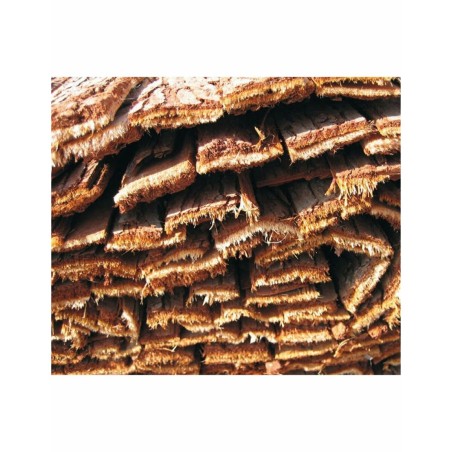 Divisorio Faura f27101 Marrone Abete Filo di ferro Corteccia di albero 1 x 3 m