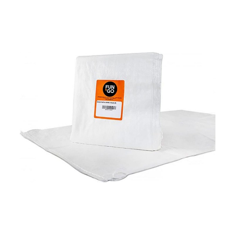 Sacco Fun&Go Bianco 60 x 100 cm (10 Unità) Sacco Fun&Go Bianco 60 x 100 cm (10 Unità)