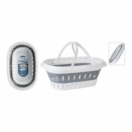 Cesta Pieghevole per i Panni Bathroom Solutions 60 x 40 x 27 cm