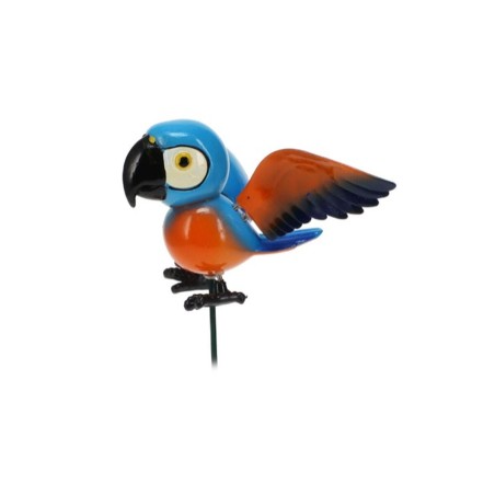 Statua Decorativa da Giardino Progarden Metallo Uccello 12,5 x 14 x 67 cm Vaso