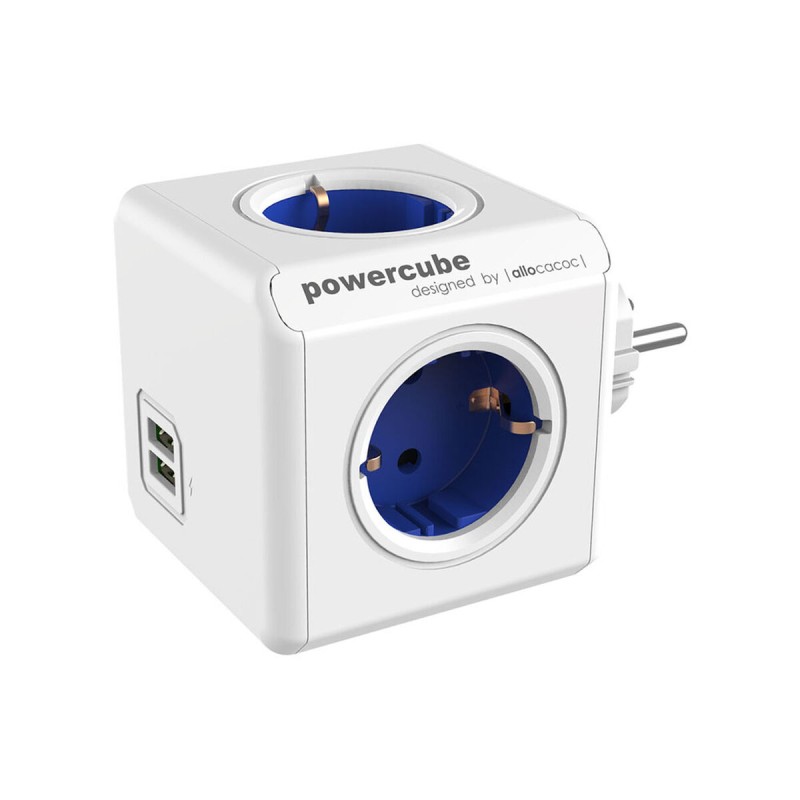 Multipresa Cubo Allocacoc Powercube Original 1202 USB 250 V 16 A