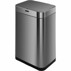 Secchio della spazzatura Kitchen Move Grigio Metallo Acciaio inossidabile 60 L