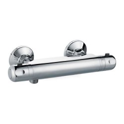 Rubinetto Bimando Rousseau Volga 2 Grigio Ottone 15 cm Doccia