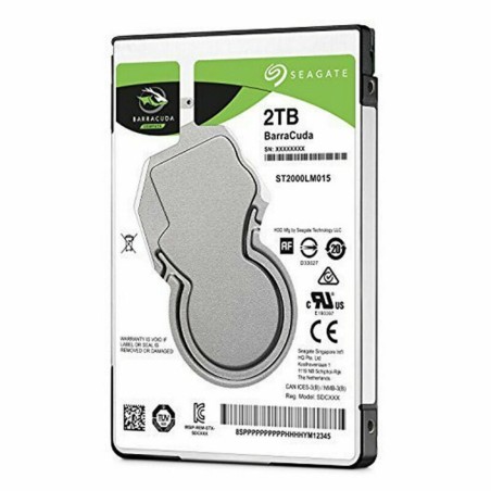 Hard Disk Seagate BarraCuda 2.5" 2,5" 2 TB HDD
