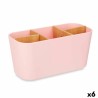 Portaspazzolini da Denti Berilo B9045-PINK Rosa Bambù polipropilene 21 x 10 x 9 cm (6 Unità)