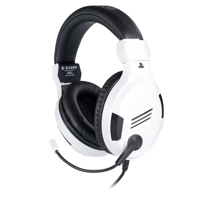 Auricolari con Microfono Gaming Big Ben Interactive PS4OFHEADSETV3WHITE Bianco Nero/Bianco Auricolari con Microfono Gaming Big Ben Interactive PS4OFHEADSETV3WHITE Bianco Nero/Bianco