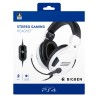 Auricolari con Microfono Gaming Big Ben Interactive PS4OFHEADSETV3WHITE Bianco Nero/Bianco