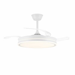 Ventilatore da Soffitto CristalRecord EVO RETRAC Trasparente 72 W