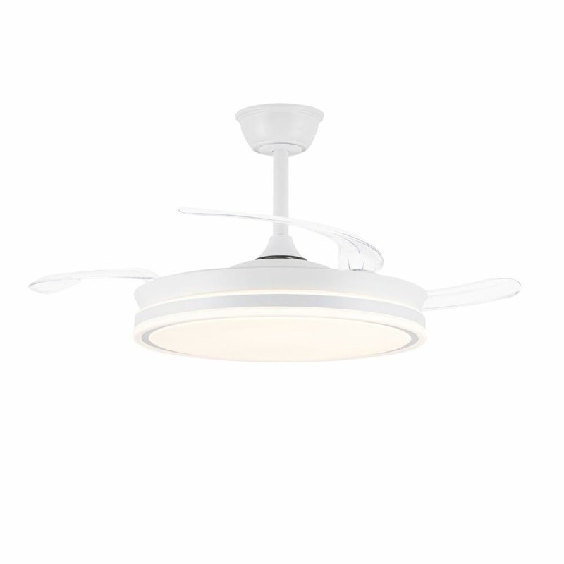 Ventilatore da Soffitto CristalRecord EVO RETRAC Trasparente 72 W Ventilatore da Soffitto CristalRecord EVO RETRAC Trasparente 72 W