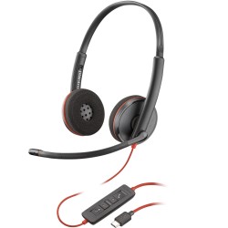 Auricolari con Microfono Poly 8X228A6 Nero