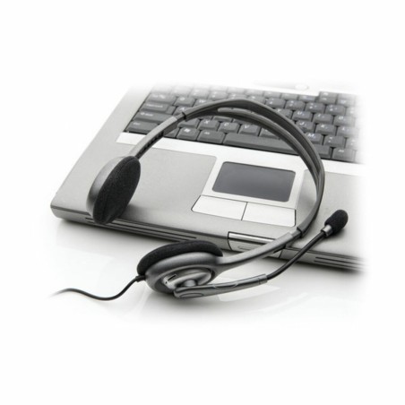 Auricolari con Microfono Logitech H111 Nero Grigio