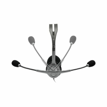 Auricolari con Microfono Logitech H111 Nero Grigio