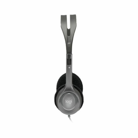 Auricolari con Microfono Logitech H111 Nero Grigio