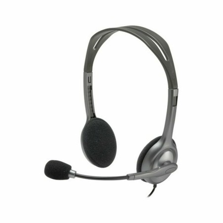 Auricolari con Microfono Logitech H111 Nero Grigio