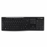 Tastiera Wireless Logitech K270 Nero Qwerty in Spagnolo 2.4 GHz