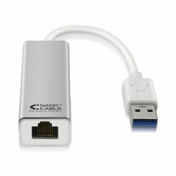 Adattatore USB-C con Rete RJ45 NANOCABLE USB 3.0/RJ-45, 0.15m