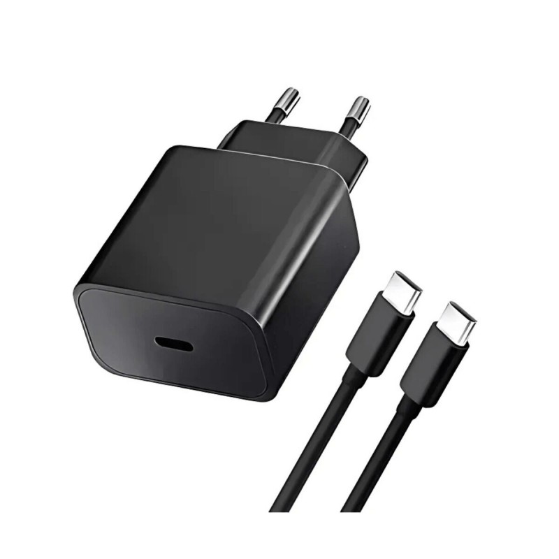 Caricabatterie da Parete Nero 25 W Caricabatterie da Parete Nero 25 W
