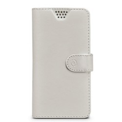 Custodia per Cellulare Celly WALLYUNIXLWH Bianco Universal