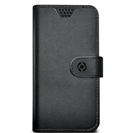 Custodia per Cellulare Celly WALLYUNIMBK Nero Universal
