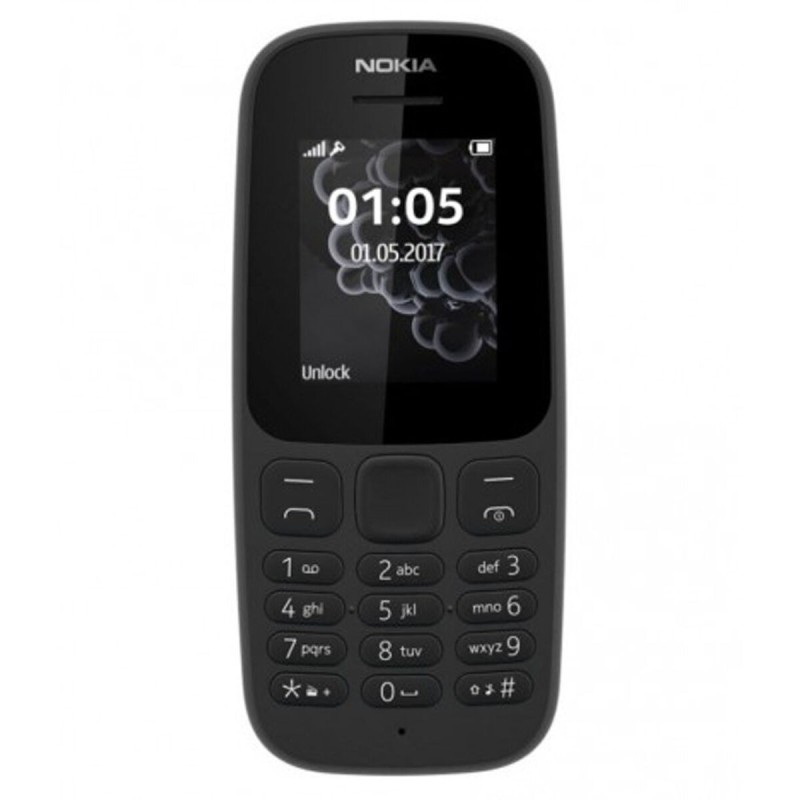 Telefono Cellulare Nokia 105 DualSIM Nero Telefono Cellulare Nokia 105 DualSIM Nero