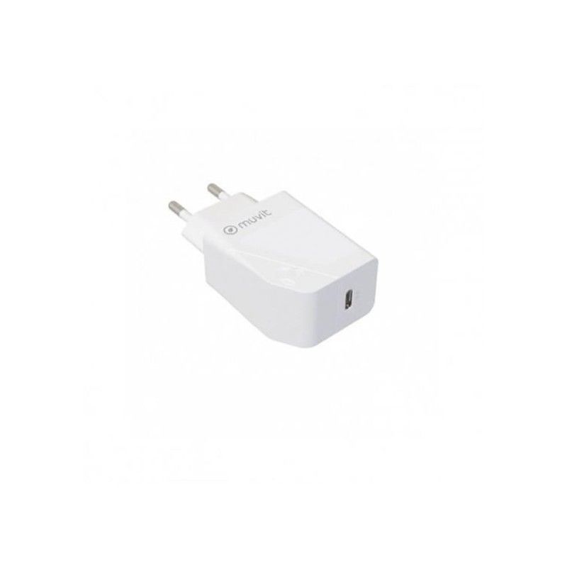 Caricabatterie da Parete Muvit KTMVAI01 Bianco 20 W Caricabatterie da Parete Muvit KTMVAI01 Bianco 20 W