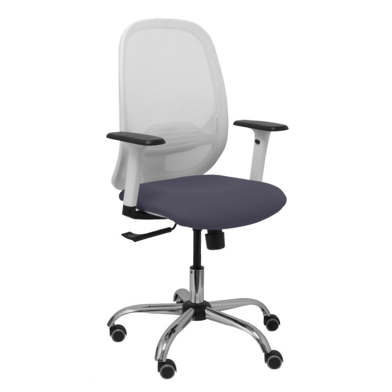 Sedia da Ufficio Piqueras y Crespo 354CRRP Bianco Grigio scuro Sedia da Ufficio Piqueras y Crespo 354CRRP Bianco Grigio scuro
