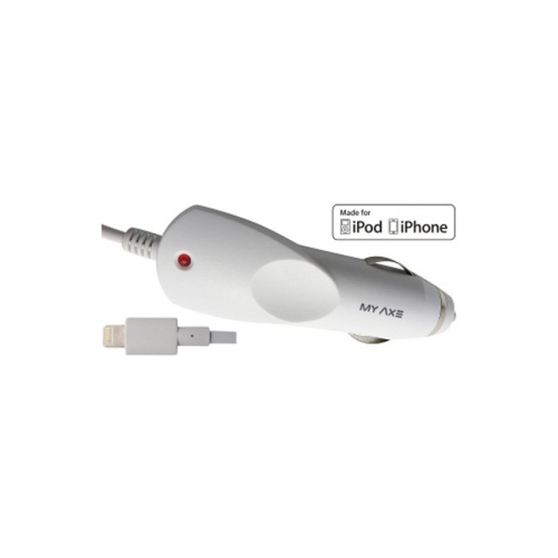 Caricabatterie per Auto Bianco Caricabatterie per Auto Bianco