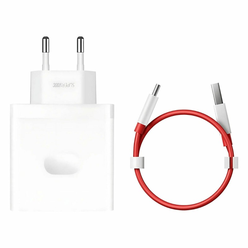 Caricabatterie da Parete OnePlus SUPERVOOC Bianco 100 W Caricabatterie da Parete OnePlus SUPERVOOC Bianco 100 W