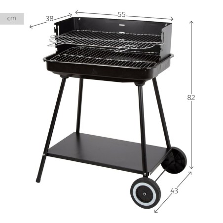 Barbecue Portatile Aktive Acciaio inossidabile Acciaio 55 x 82 x 43 cm