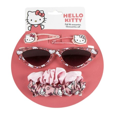 Occhiali da Sole per Bambini Hello Kitty Per bambini 15 x 17 x 2 cm Accessori per i Capelli 5 Pezzi