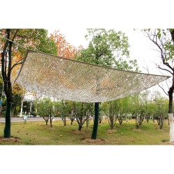 Tenda Parasole a Vela Rettangolare Faura Bianco Grigio 3 x 4 m Reversibile Mimetico
