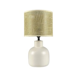 Lampada da tavolo Versa Bianco Ceramica 18 x 34 x 18 cm