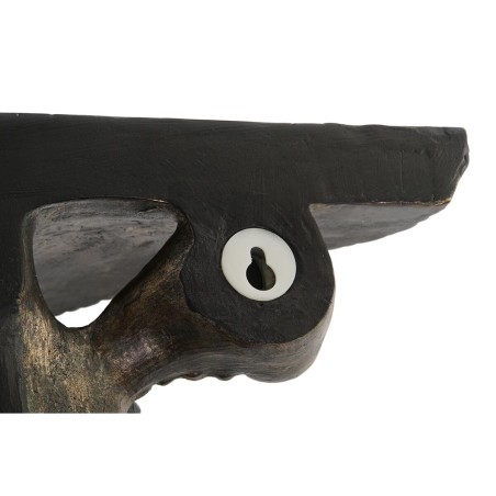 Mensole DKD Home Decor Elefante Dorato Resina (36,5 x 16,5 x 36 cm)