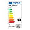 Lampada da scrivania EDM 30116 Bianco polipropilene 7 W 400 lm 9 x 13 x 33 cm Flexo/Lampada da scrivania