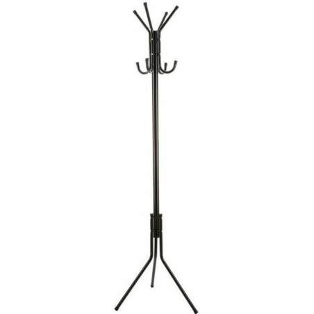 Appendiabiti 8 Grucce Nero Alluminio (172 x 48 cm)