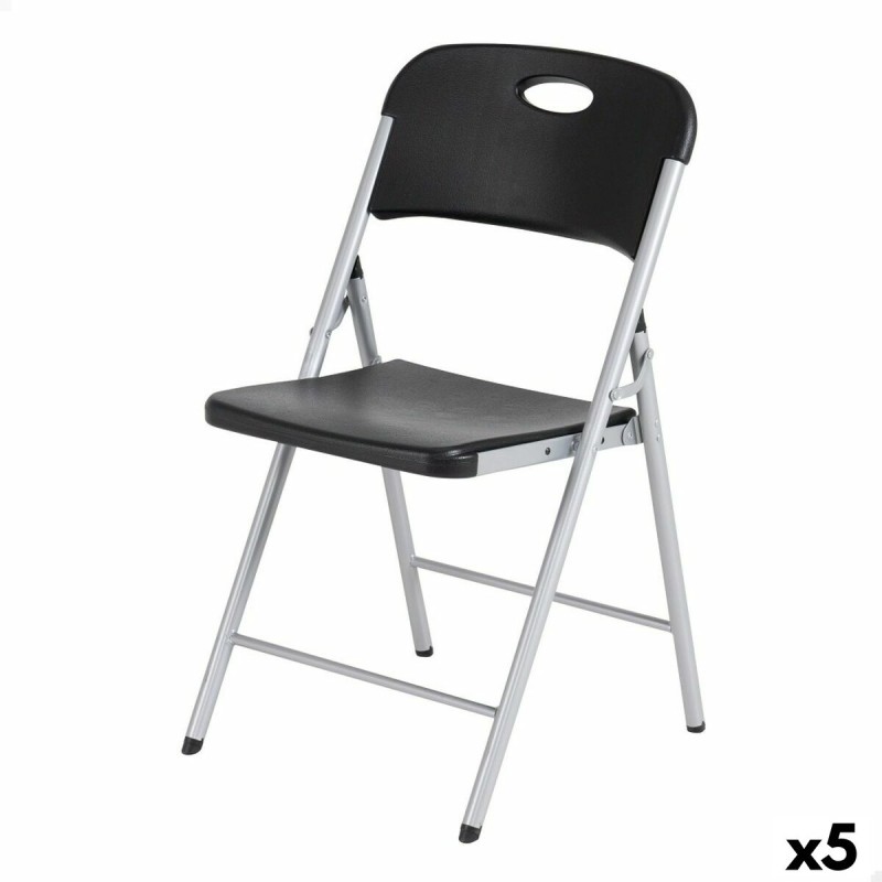 Sedia Pieghevole Lifetime Nero 50 x 84 x 48,5 cm (5 Unità) Sedia Pieghevole Lifetime Nero 50 x 84 x 48,5 cm (5 Unità)