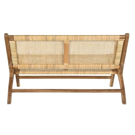 Panca DKD Home Decor Marrone Naturale 120 x 76 x 68 cm